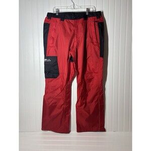 Grundens Outdoor Waterproof Sailing Boating Fishing Waist Pants Large RED